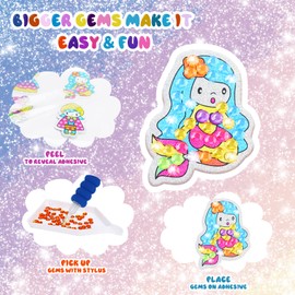 Toy for girls aged 6 7 10 years old craft set girls 10 9 8 7 6 5 years 5D diamond painting sticker diamond painting pictures children