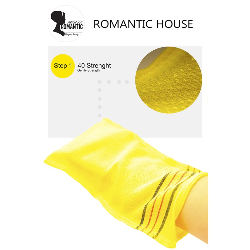 Romantic House Exfoliating Korean Towel Extra Viscos Bath Mesh Body