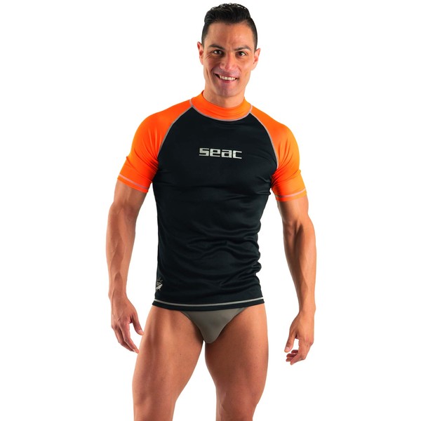 SEAC Women's T-Sun Short Man Rash Guard Shirt