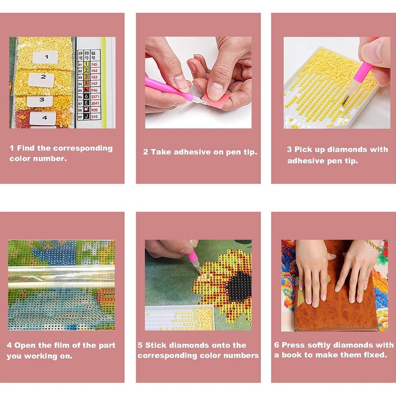 SKRYUIE 5D Animal Diamond Painting Kits - DIY Diamond Art