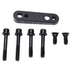 Hapivida Flat Mount Disc Brake Adapter, 140mm/160mm Front/Rear Bicycle Flat