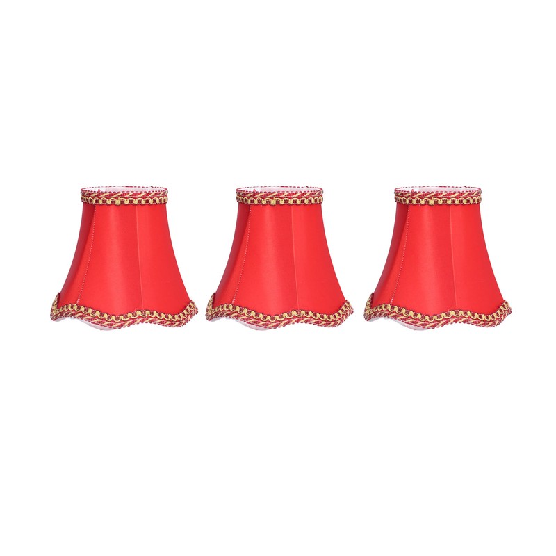 3Pcs E14 Fabric Lamp Shade Modern ClipOn Lampshade for Home
