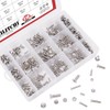 Hilitchi 510pcs M3 M4 M5 Stainless Steel Flat Head Hex