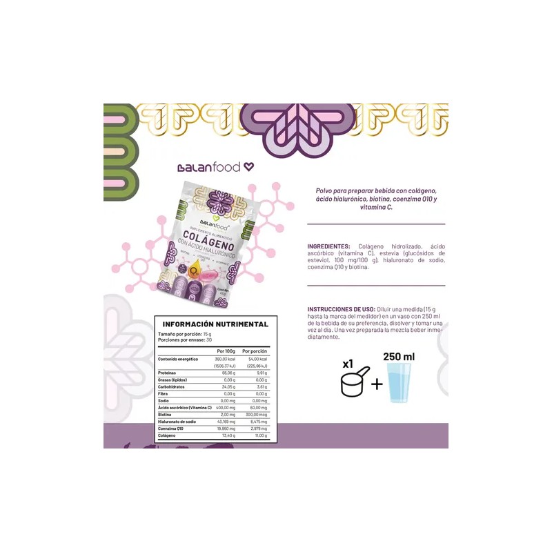 Colágeno Biotina Coenzima Ac Hia | Piel Y Cabello I