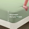 INVGEEXI Full Sheet Set - 4 Piece Microfiber Full Size