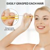 Stainless Steel Hair Eyebrow Tweezers Plucker Puller Beauty Nail Slanted