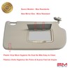 Sun Visor fist for Hyundai Tucson Pair Both Sides Gray