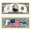 American Eagle "Pride" Million Dollar Bill With Bill Protector -