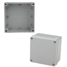 Junction Box 175mm x 175mm x 100mm ABS Enclosure Outdoor Lighting Cable Electrics Connection