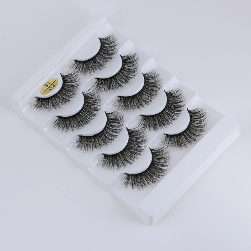 Pestañas Postizas 3d De Pelo Sintético Faux Mink