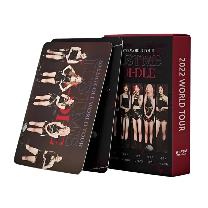 55 Photocards I-dle - World Tour G-idle