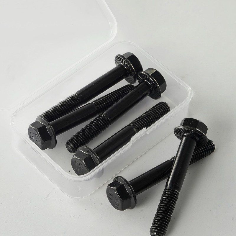 YIIFLY M8 x 65mm Flanged Hex Head Bolts Flange Hexagon