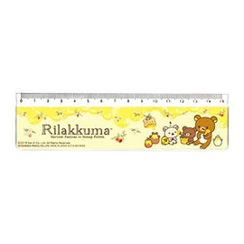 Mitsubishi Pencil DJT15-200.RKS3 Rilakkuma Ruler 5.9 inches (15 cm)