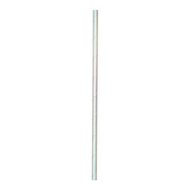 Restaurantware Durable Paper Straws Paper Drinking Straws - Metallic Ice Blue - For Holidays Birthdays Weddings Showers or Everyday - 7.8" - 100ct Box