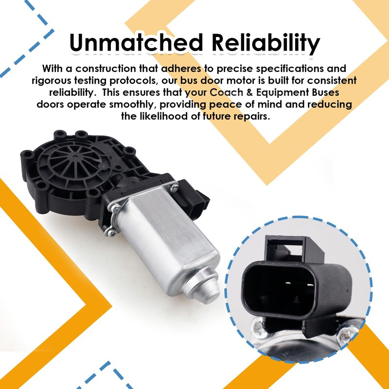 MiCCiKA P100047 Door Motor Compatible with Coach & Equipment Buses