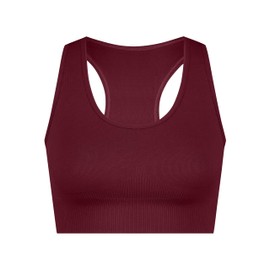 Hunkemöller HKMX Level 2 Seamless Sports Bra, syrah