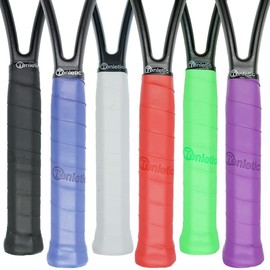 Tenletic Original PU Replacement Racket Grip Tape - 1.80 mm Thickness – High-traction Dry Grip Tape for Tennis, Squash, Badminton and Other Racquet Sports (1-Pack Green)