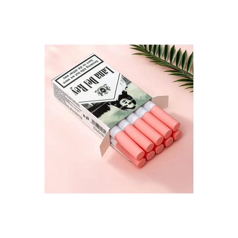 10pcs Labiales Lana Del Rey Juego De Lápiz Labial Mate