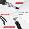 JAVIK Gear Shift Cable Fit for Polaris General 1000 XP