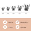 Lash Clusters DIY Eyelash Extensions 144 Pcs Cluster Eyelash Extensions
