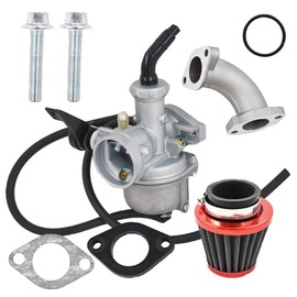 ANTUKO PZ22 22mm Carburetor with Air Filter Replacement for 110cc 125cc CRF SSR Pit Bike ATV