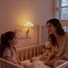 AUSAYE Sensor LED Night Light Plug in Wall Lamp, Energy