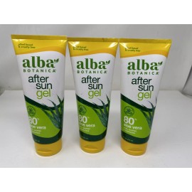 Alba Botanica 3 pack! Alba Botanica - After Sun Lotion - 80% Aloe - 8 oz