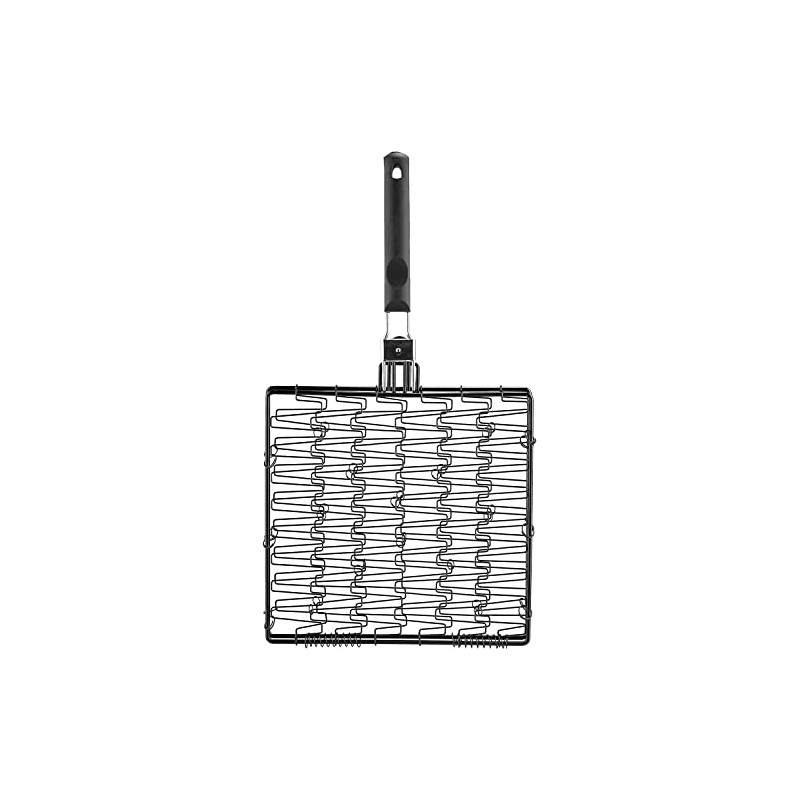 Mr. Bar-B-Q 06620Y Non Stick Flexible Basket with Folding Handle,