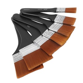 Garosa Pincel Plano de Artista 7pcs brochas para pintar acrílico óleo acuarela madera pared limpieza muebles