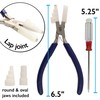 The Beadsmith Stepped Plied with Interchangeable Nylon Jaws – 6.5