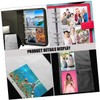 KICHOUSE 20 Sheets Transparent Photo Album Refill Pages Clear Sleeves