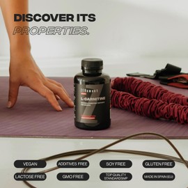 Zenement L-Carnitine 3000 mg C 180 High-Dosage Capsules C for an Active Lifestyle C Vegan Capsules, Free from Gluten, Lactose & Soy C Sports Supplement C Zenement