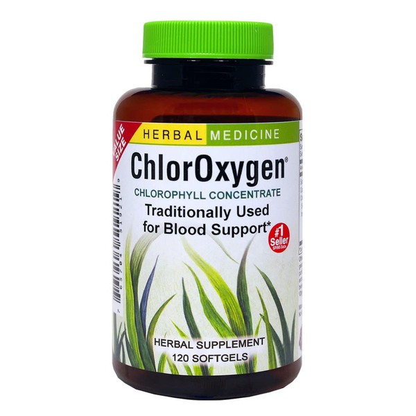 Chloroxygen® Chlorophyll Concentrate: 120-Count Softgels