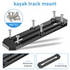 2Pcs Kayak Track Mount，Aluminum Kayak Gear Track Mount Accessories (6