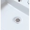 Grid Drain Strainer Assembly Without Overflow for Bathroom Sink, C.O.