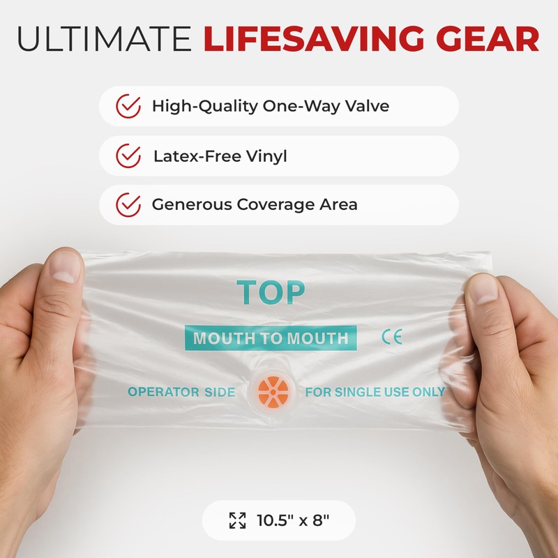 Ever Ready First Aid CPR Mask for Pocket or Key