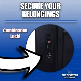 The Scooter Accessories ScootPack Lockable Laptop Suitcase Backpack for Mobility Scooters & Powerchairs