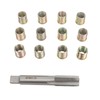 Thread Repair Tools 12Pcs Stainless Steel Inserts with 1Pc Screw
