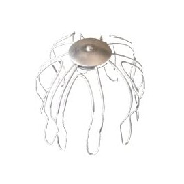 Leaf Catcher Basket Gutter Filter Gutter Protection Downpipe Protection Galvanised Steel Sizes DN 50, DN 70, DN 100, DN 125 (DN 100-125)