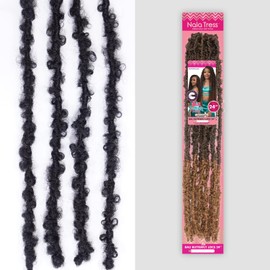 Janet Collection Crochet Braids Nala Tress Bali Butterfly Locs 24" (1)