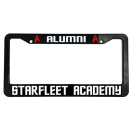 Holder for License Plate License Plate Holder for Alumni Starfleet Academy for Star Trek Glossy Black License Plate Frame Holder for Car License Plate Model-GS-698