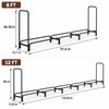 Heavy Duty Firewood Log Rack for Indoor & Outdoor Storage