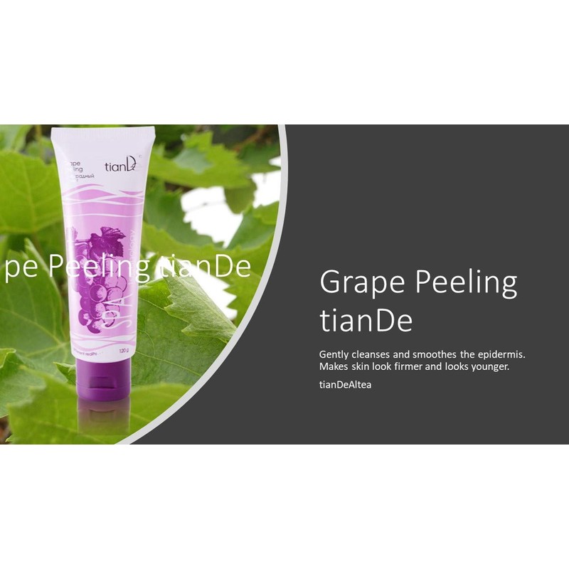 Peeling Face, Grapes, Tiande 30249 Clean Extra – 120 g.