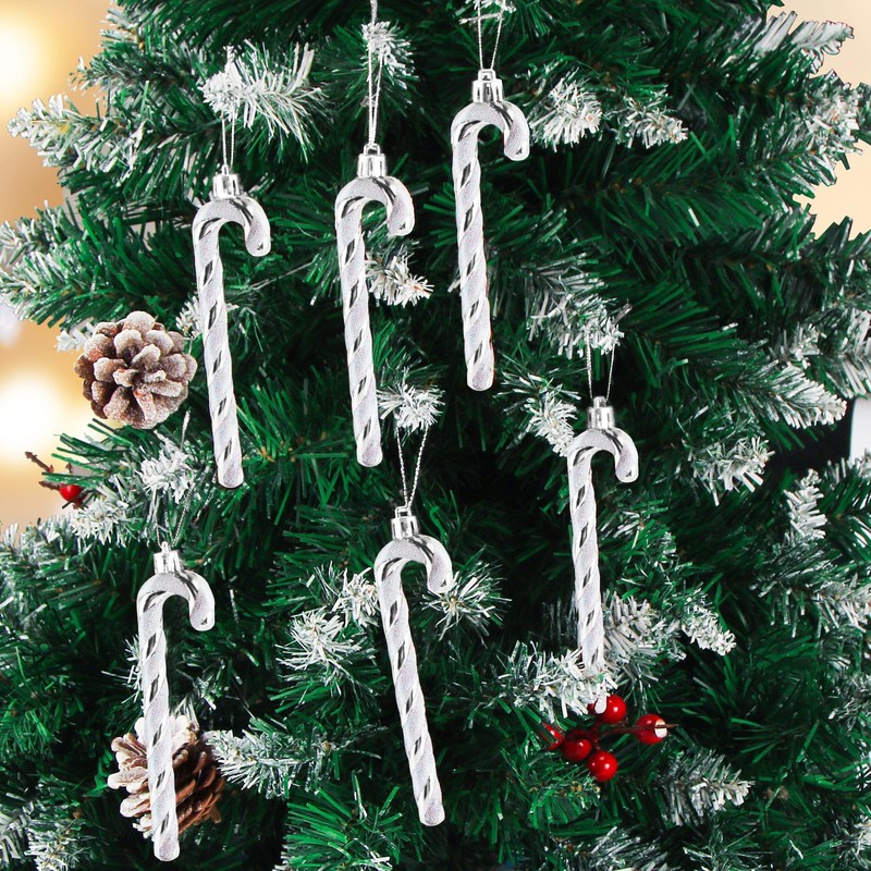 Candy Canes Christmas Tree, Pack of 12 Candy Cane Decoration,