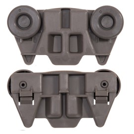 2 Packs W10195416(Upgraded) Lower Dishwasher Wheel Part Assembly Replacement for Maytag/Kitchen Aid/kitchenaid/Whirlpool/Kenmore Dish Rack Replaces AP5983730, W10195416V, PS11722152