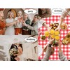 sunepany 2 Pcs Red Gingham Tablecloth 54 × 108 Inches