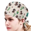 JoyLamoria Novelty Printed Cap with Sweatband Women Men Adjustable Tie