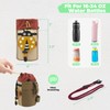Vortika Cute Animals Bike Water Bottle Holder with Shoulder Straps,