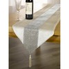 Emma Barclay Eclat - Diamante Table Runner in Silver -
