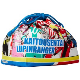 Komori Resin Kaitou Sentai Lupinranger VS Keisatsu Sentai Patranger Lunch Drawstring Bag
